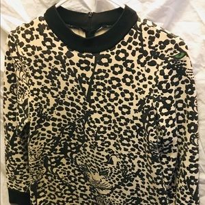 Free People Leopard Mid Dress